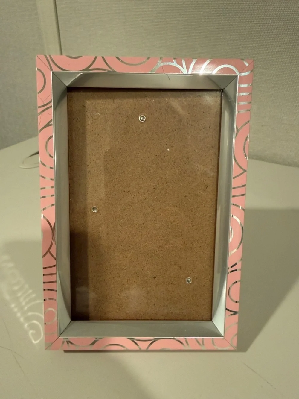 Pink and Silver Decorative Photo Frame